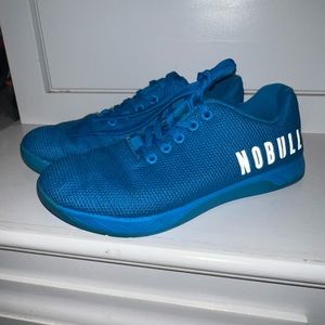 Electric blue nobull trainers